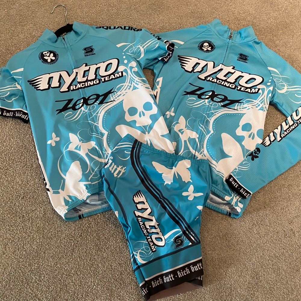 Betty Designs Cycling Kit + Jacket (all 3 pieces!)